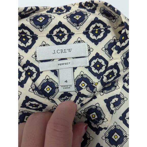 J. Crew Black and White Button Down Shirt - Picture 4 of 5